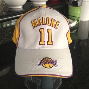 Karl Malone Los Angeles Lakers hat